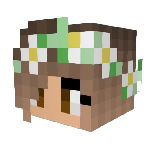 scrantnstrangler Minecraft avatar head, 3D render
