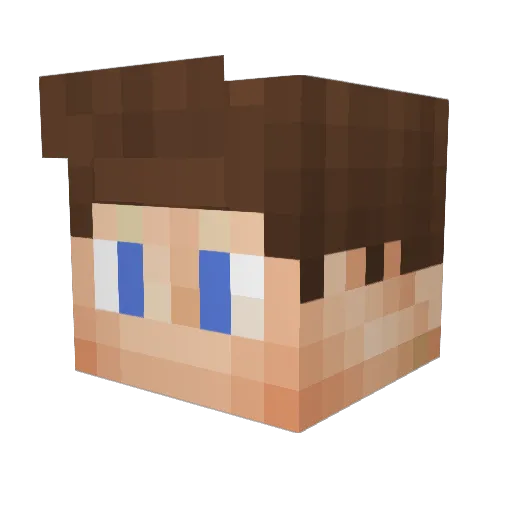 scrash_753 Minecraft avatar head, 3D render