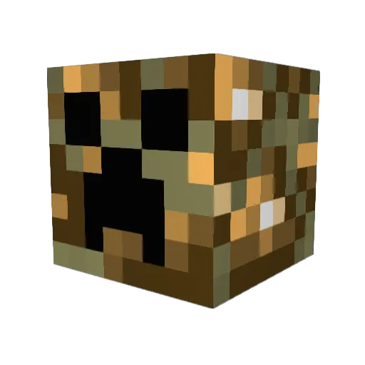 scratchyv Minecraft avatar head, 3D render