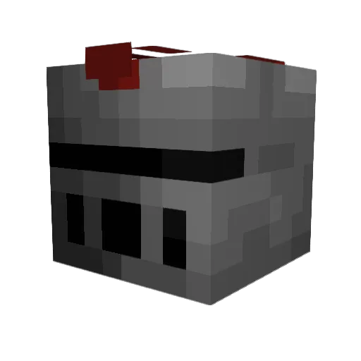 scraxii Minecraft avatar head, 3D render