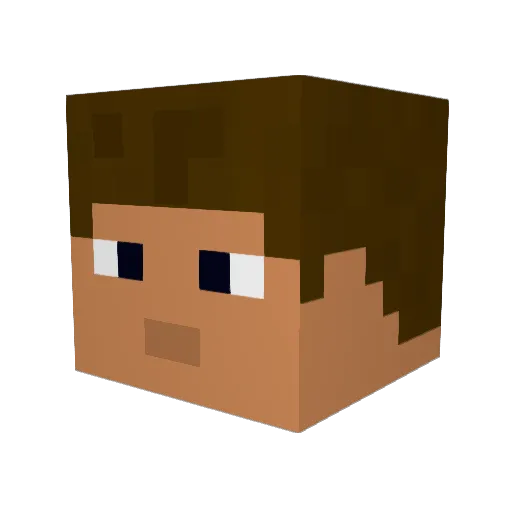 screamingslave99 Minecraft avatar head, 3D render