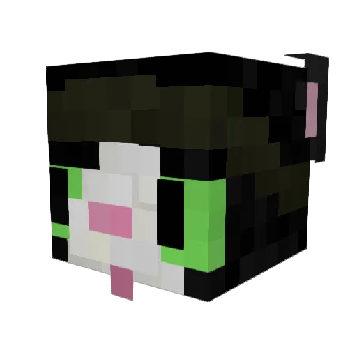 screedudle Minecraft avatar head, 3D render