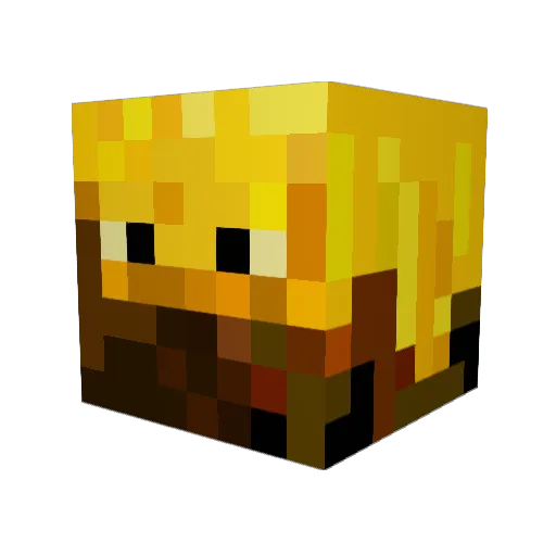 screem1234 Minecraft avatar head, 3D render