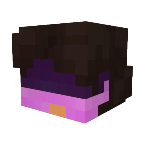 screwchickin Minecraft avatar head, 3D render