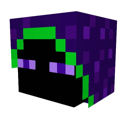scriblestingray Minecraft avatar head, 3D render
