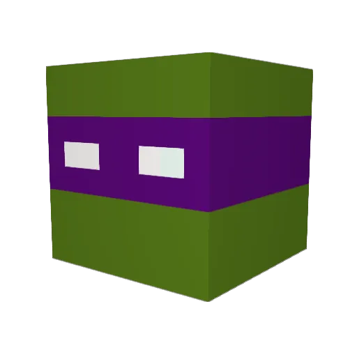 scrimer111 Minecraft avatar head, 3D render