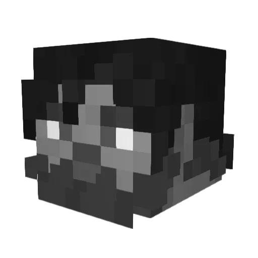 scrlptt Minecraft avatar head, 3D render