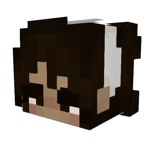 scrombledeggs Minecraft avatar head, 3D render