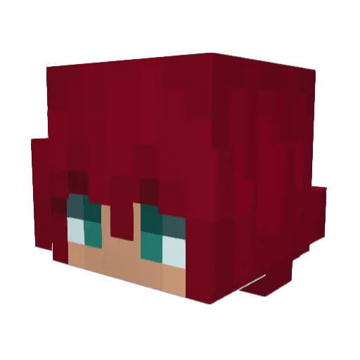 scrooxz Minecraft avatar head, 3D render