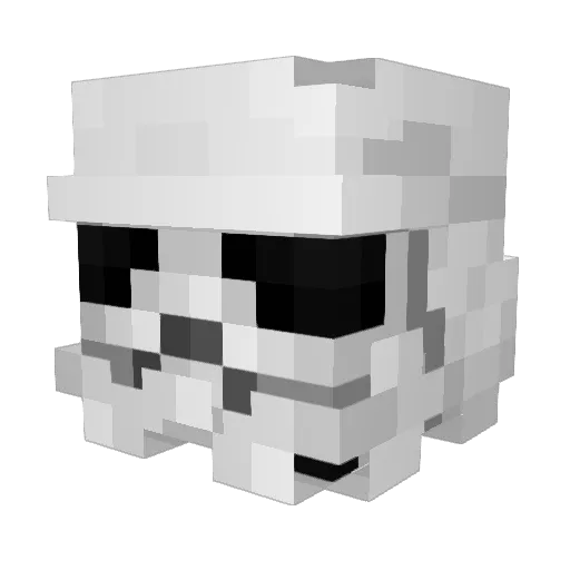 scrourgeslober Minecraft avatar head, 3D render