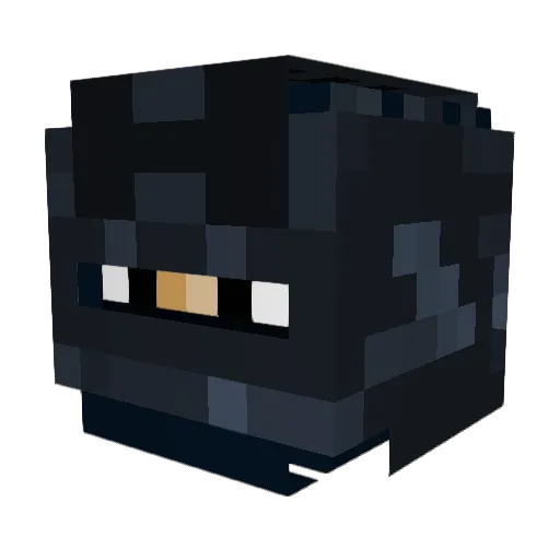 scrubby305 Minecraft avatar head, 3D render
