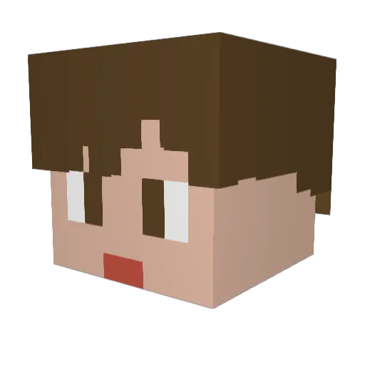 scrubkilla56 Minecraft avatar head, 3D render