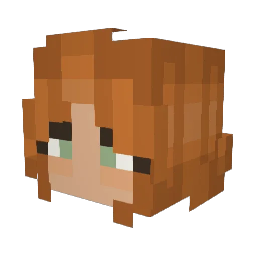 scrumblebumble Minecraft avatar head, 3D render