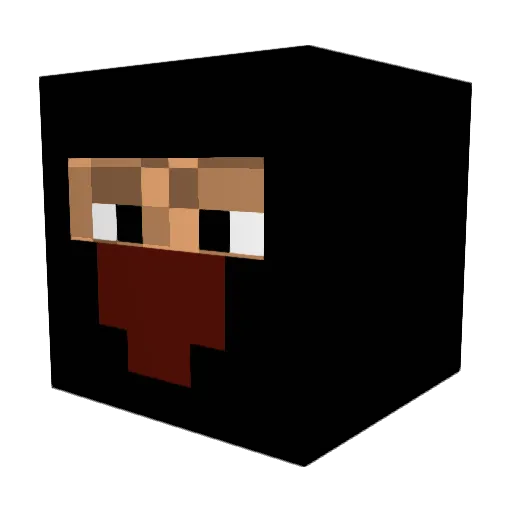 scrunchie12345 Minecraft avatar head, 3D render