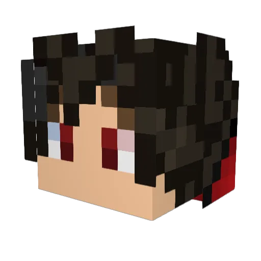 scuby_t Minecraft avatar head, 3D render