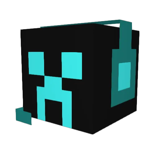 scudodiquercia Minecraft avatar head, 3D render