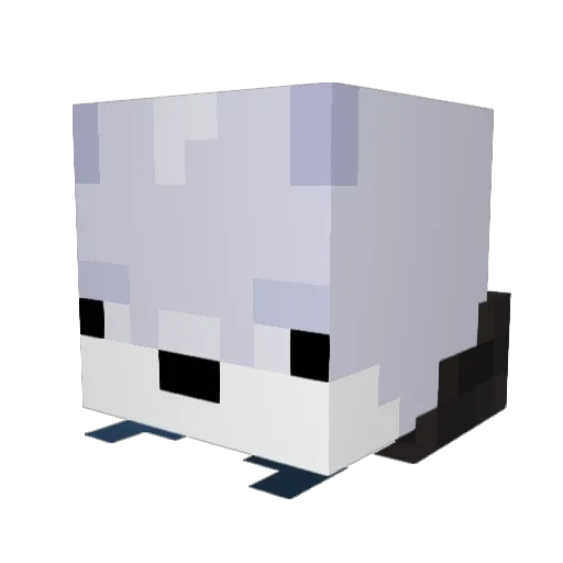 scuffel_ Minecraft avatar head, 3D render