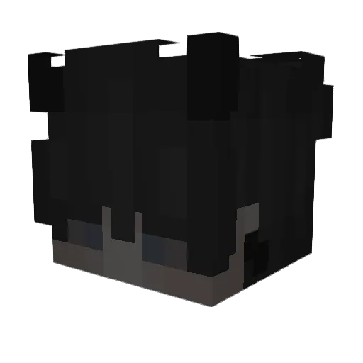 scuq Minecraft avatar head, 3D render