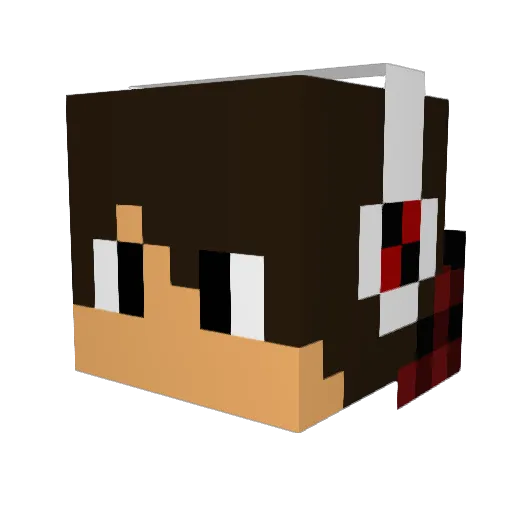 scurlet_spidah Minecraft avatar head, 3D render