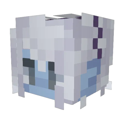 scurrcro Minecraft avatar head, 3D render