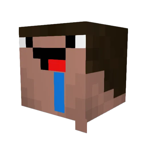 scxlpyz Minecraft avatar head, 3D render