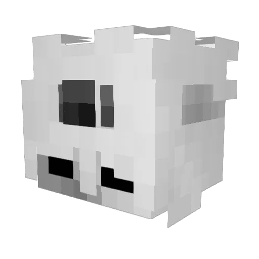 scxpe_ Minecraft avatar head, 3D render