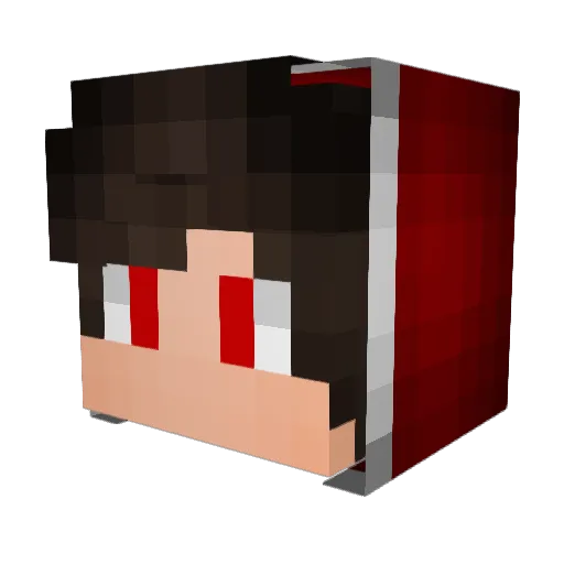 scxtt_8 Minecraft avatar head, 3D render