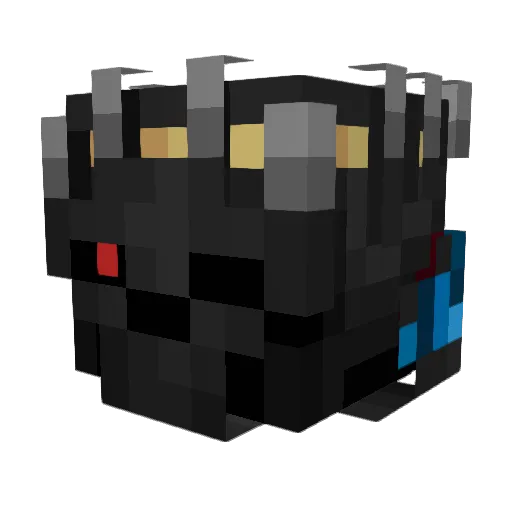 scyBK Minecraft avatar head, 3D render