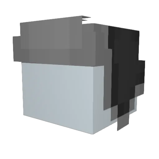 scythality Minecraft avatar head, 3D render