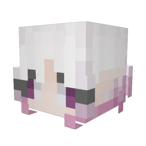 scythana Minecraft avatar head, 3D render