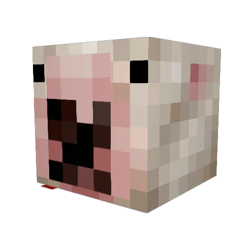 scythe42069 Minecraft avatar head, 3D render