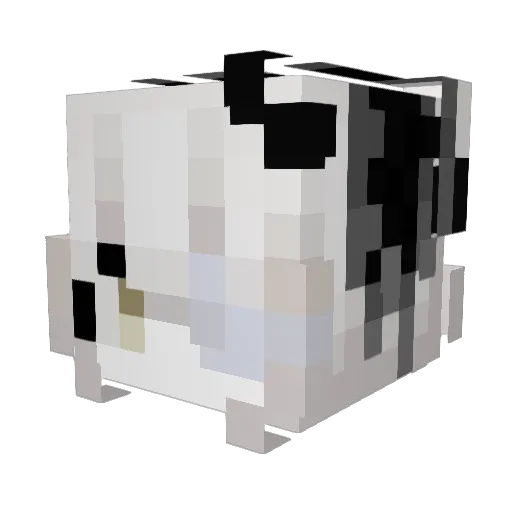 scythewisp Minecraft avatar head, 3D render