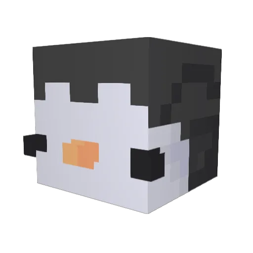 scythxe Minecraft avatar head, 3D render