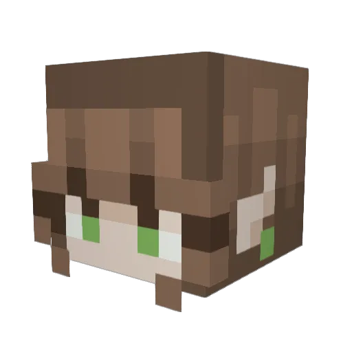 sczthing Minecraft avatar head, 3D render