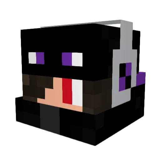 sd1250487 Minecraft avatar head, 3D render
