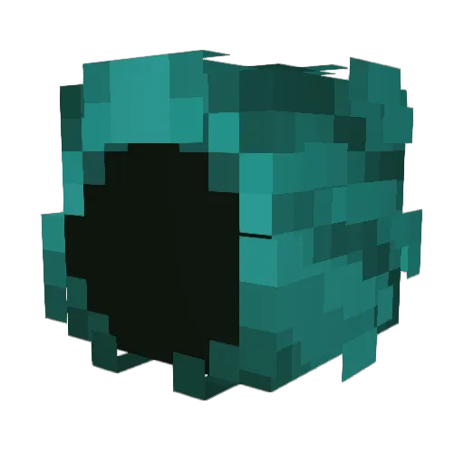 sdfbb Minecraft avatar head, 3D render