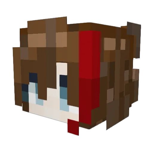 sdh561 Minecraft avatar head, 3D render