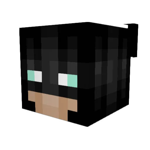 sdiger Minecraft avatar head, 3D render