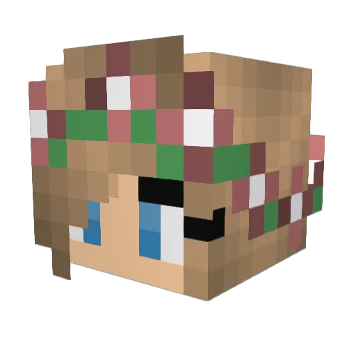 sdivia26 Minecraft avatar head, 3D render