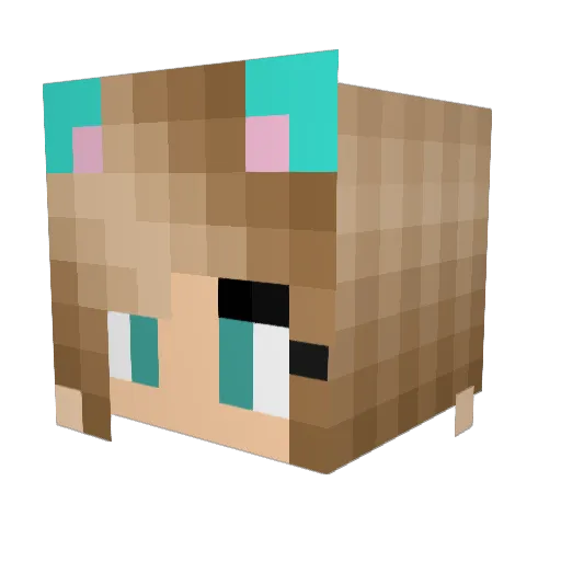 sdk7610 Minecraft avatar head, 3D render