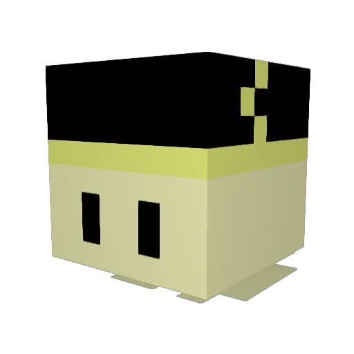 sdkkmc Minecraft avatar head, 3D render