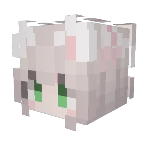 sdlyy Minecraft avatar head, 3D render