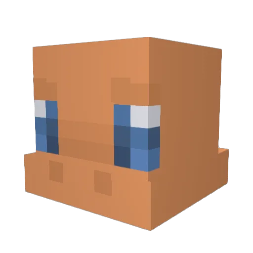 sdorf100 Minecraft avatar head, 3D render
