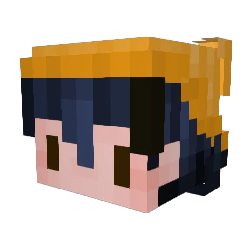 sdoshna Minecraft avatar head, 3D render