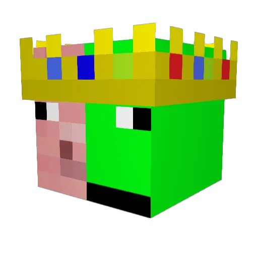 sdotbeezy Minecraft avatar head, 3D render