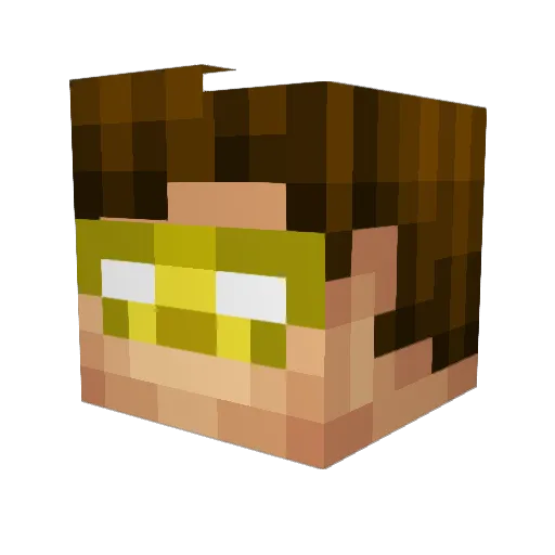 sds2413 Minecraft avatar head, 3D render
