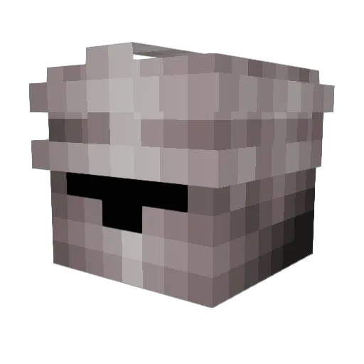 sdth Minecraft avatar head, 3D render