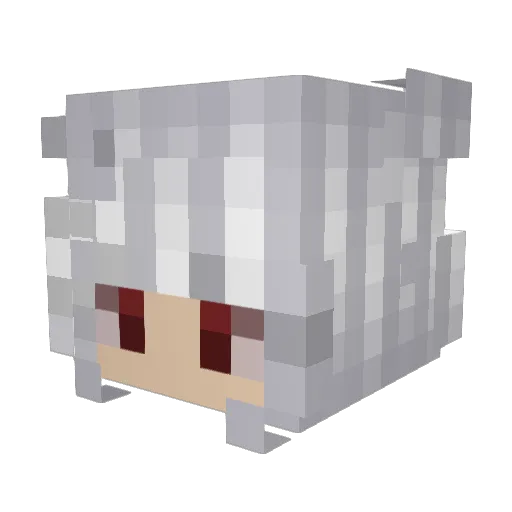 se7y Minecraft avatar head, 3D render