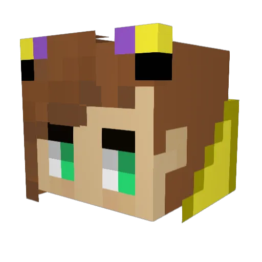 sea_1234 Minecraft avatar head, 3D render
