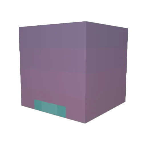 sea_egg Minecraft avatar head, 3D render